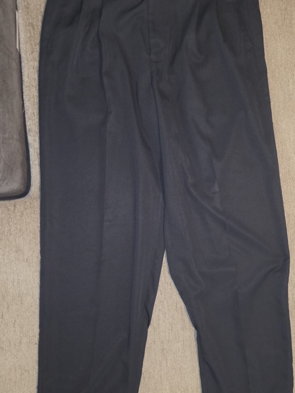Claiborne Men's Black Pleated Dress Pants 36X34